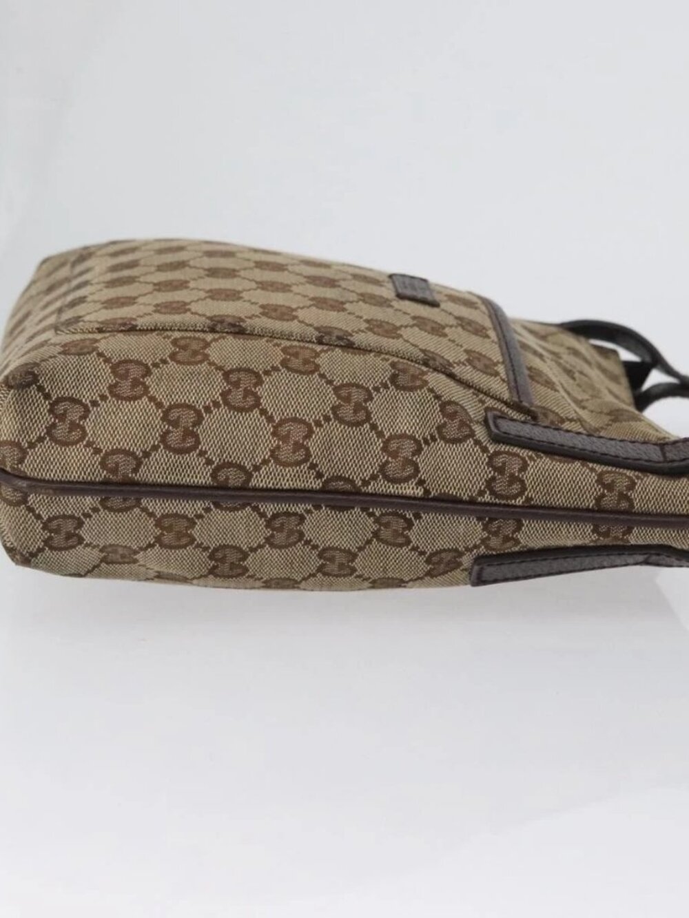 GUCCI GG Canvas Shoulder Bag Beige Silver - Picture 6 of 16